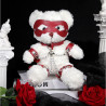BDSMaster Ours Peluche Teddy Bear Bondage 31cm Blanc